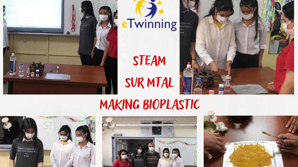 eTwinning Projesi kapsamında  Bioplastik yapımı